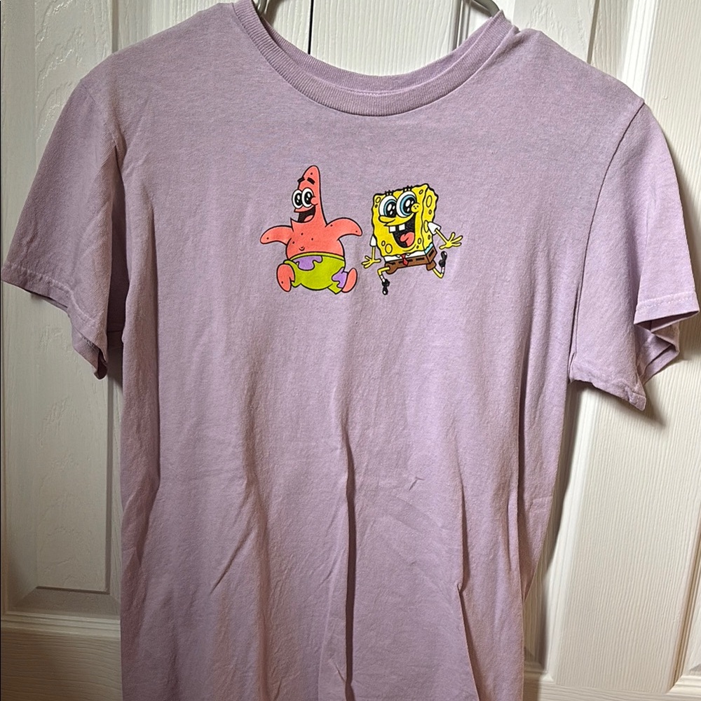 SpongeBob Purple Nickelodeon T Shirt
